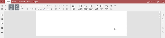 OnlyOffice editing issue .