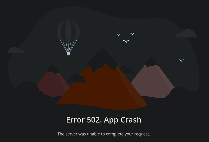 Screenshot 2024-01-29 at 17-56-42 Error 502. App Crash